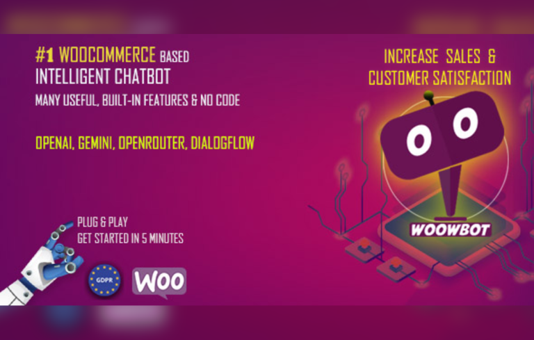 AI ChatBot for WooCommerce with ChatGPT, Retargeting, Exit Intent
