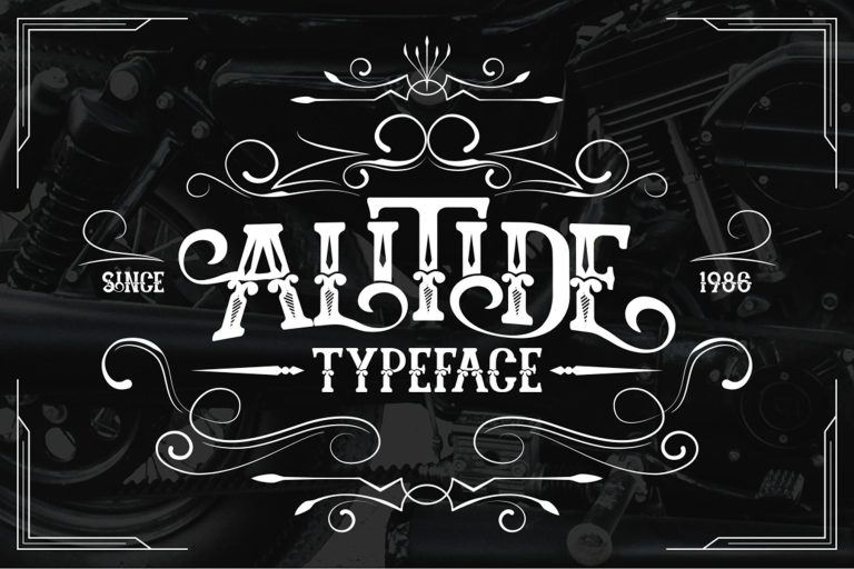 ALITIDE Typeface