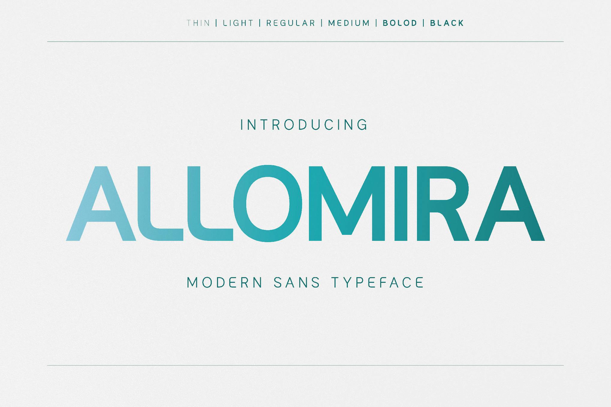 Allomira – Professional Modern Sans