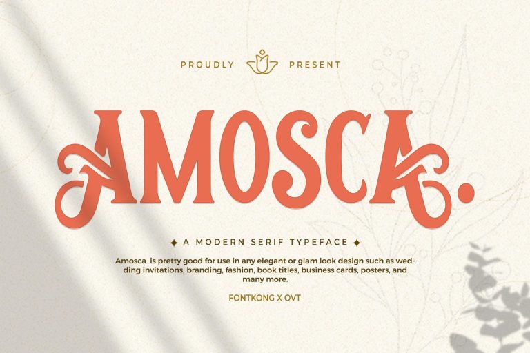 Amosca – Modern Serif Typeface