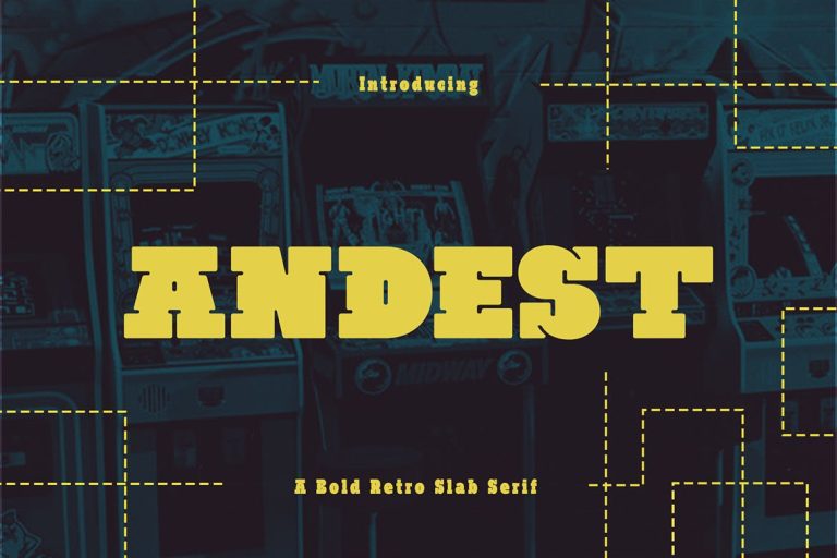 Andest – Retro Bold Slab Serif