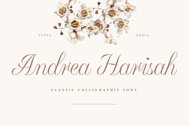 Andrea Harisah – Classic Calligraphic Font