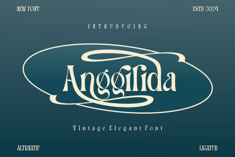 Anggilida – Vintage Elegant Font