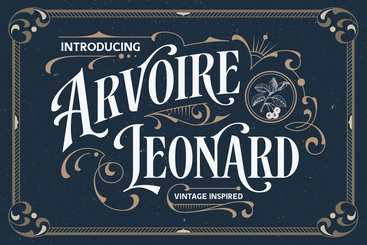 Arvoire Leonard – Layered Font