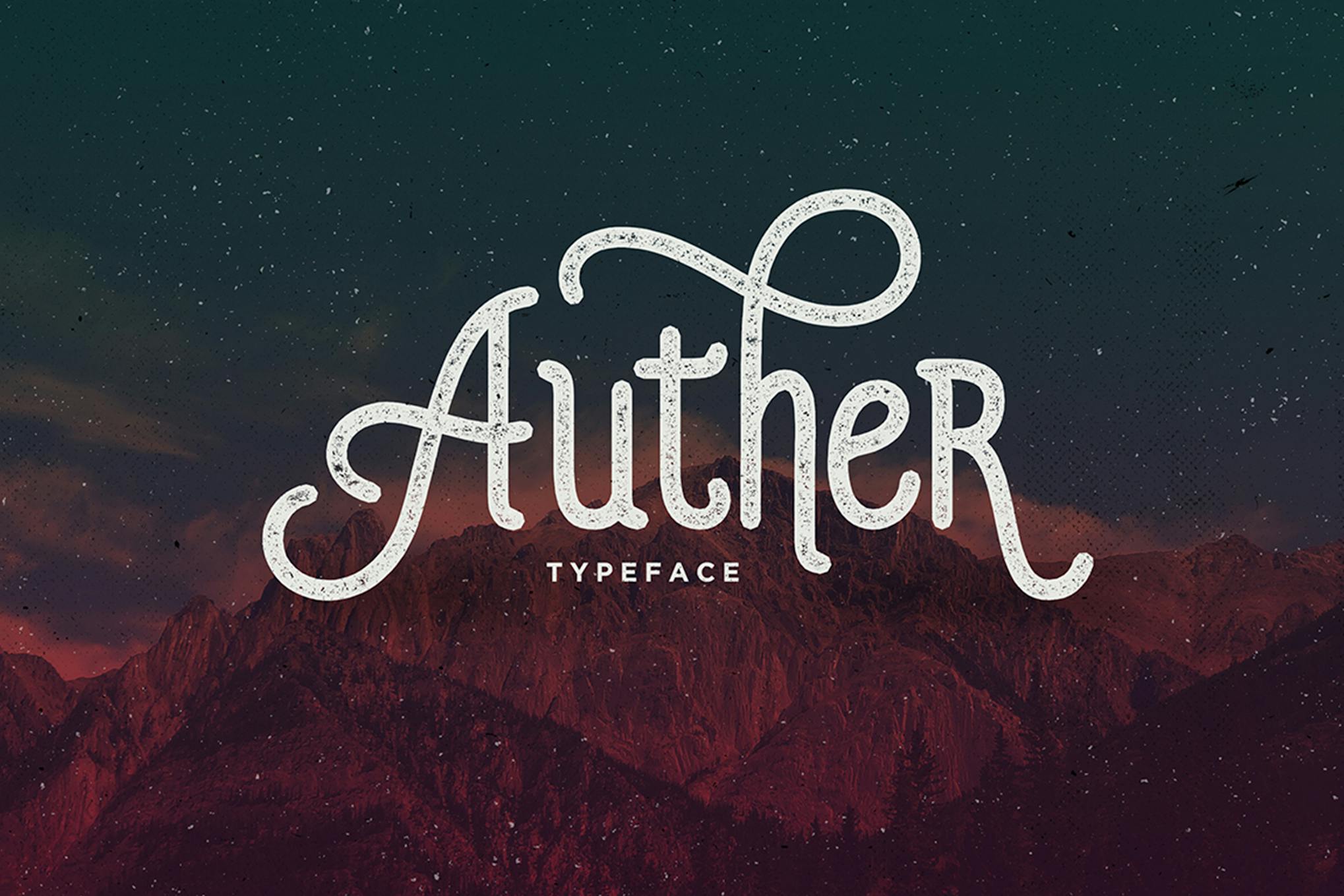 Auther Typeface