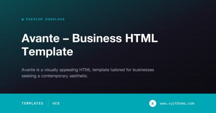 Avante – Business HTML Template
