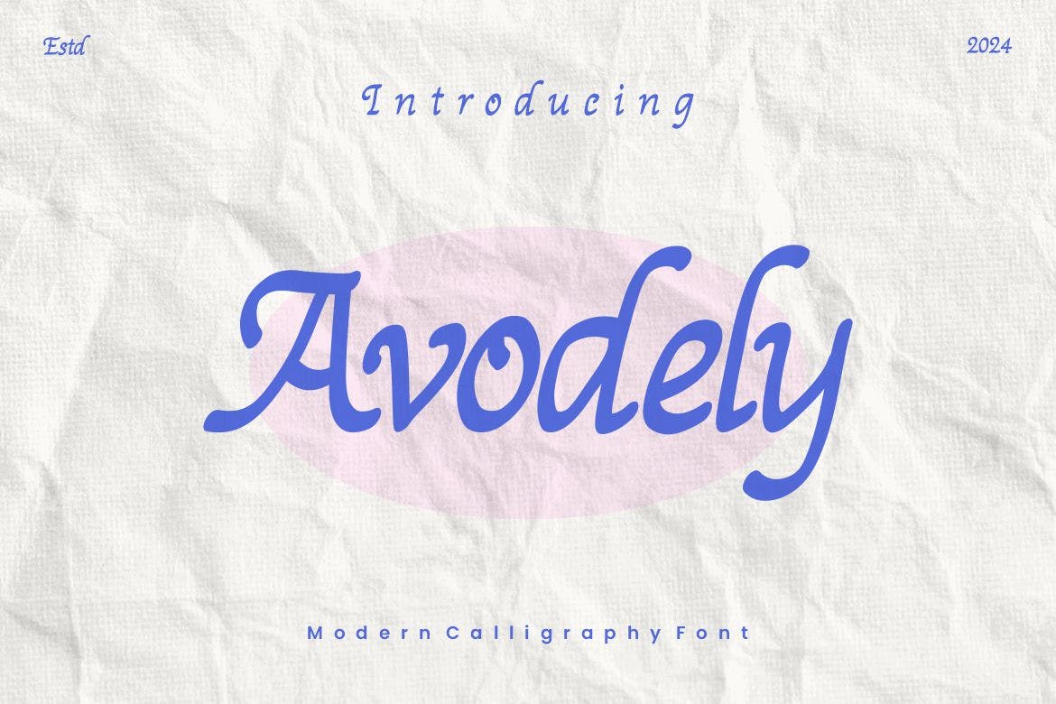 Avodely – Decorative Font