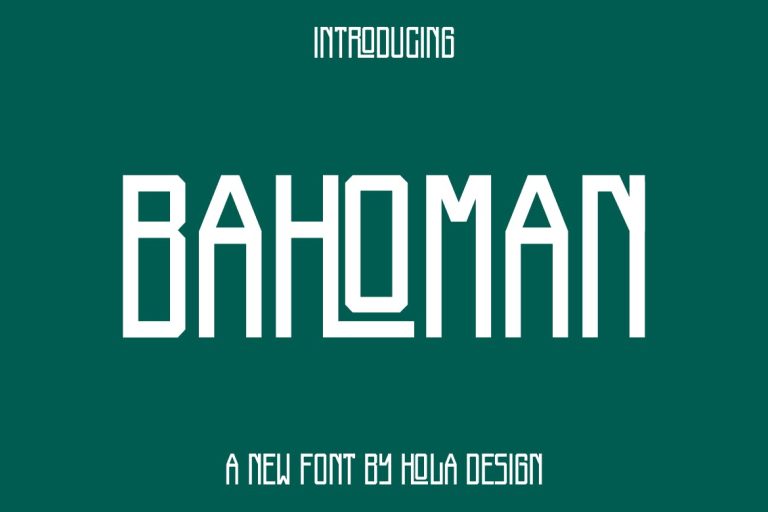 Bahoman – Sans Serif