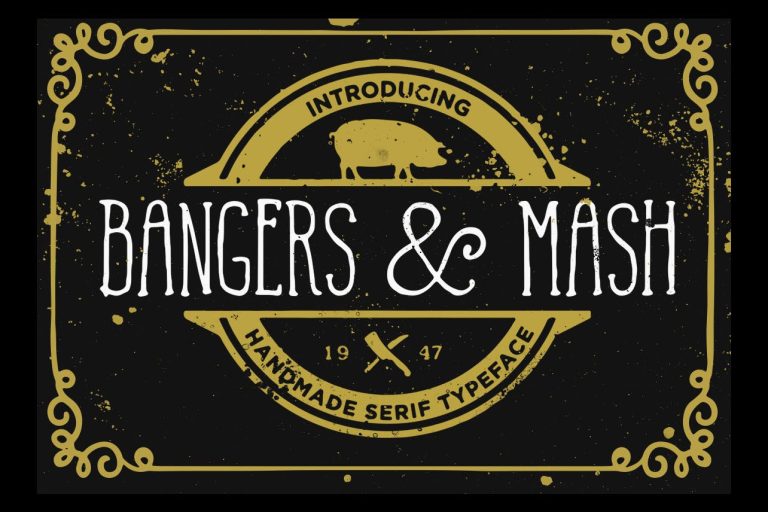 Bangers and Mash Font