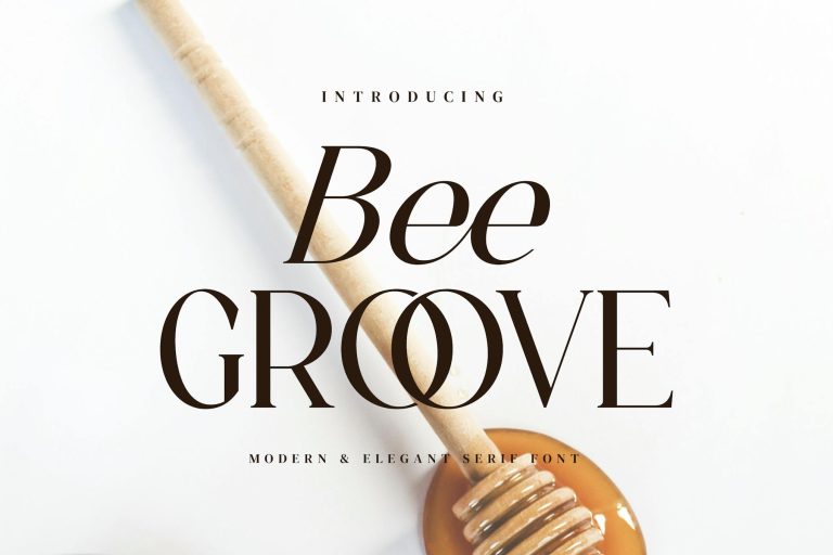 Bee Groove – Modern Ligature Font