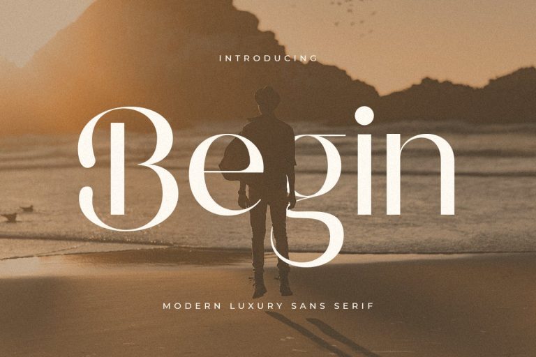 Begin – Modern Luxury Sans Serif