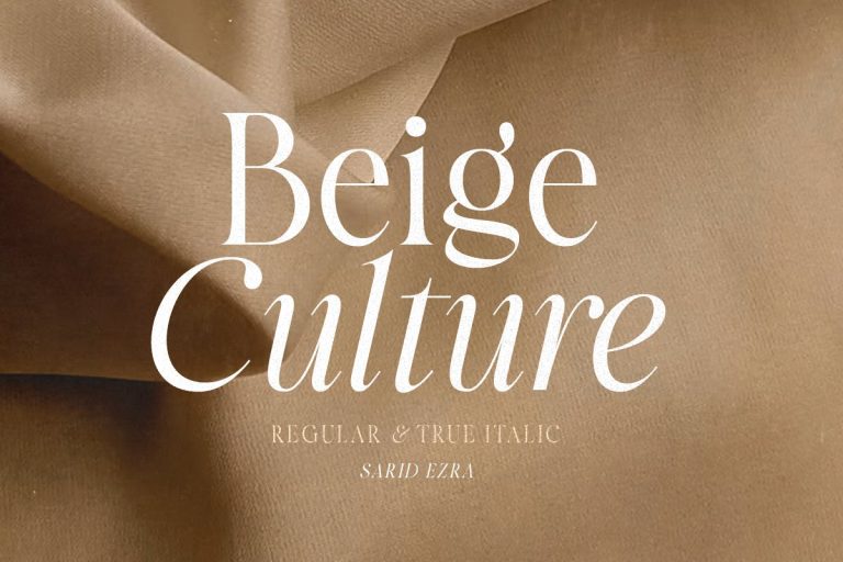 Beige Culture – Luxury Serif