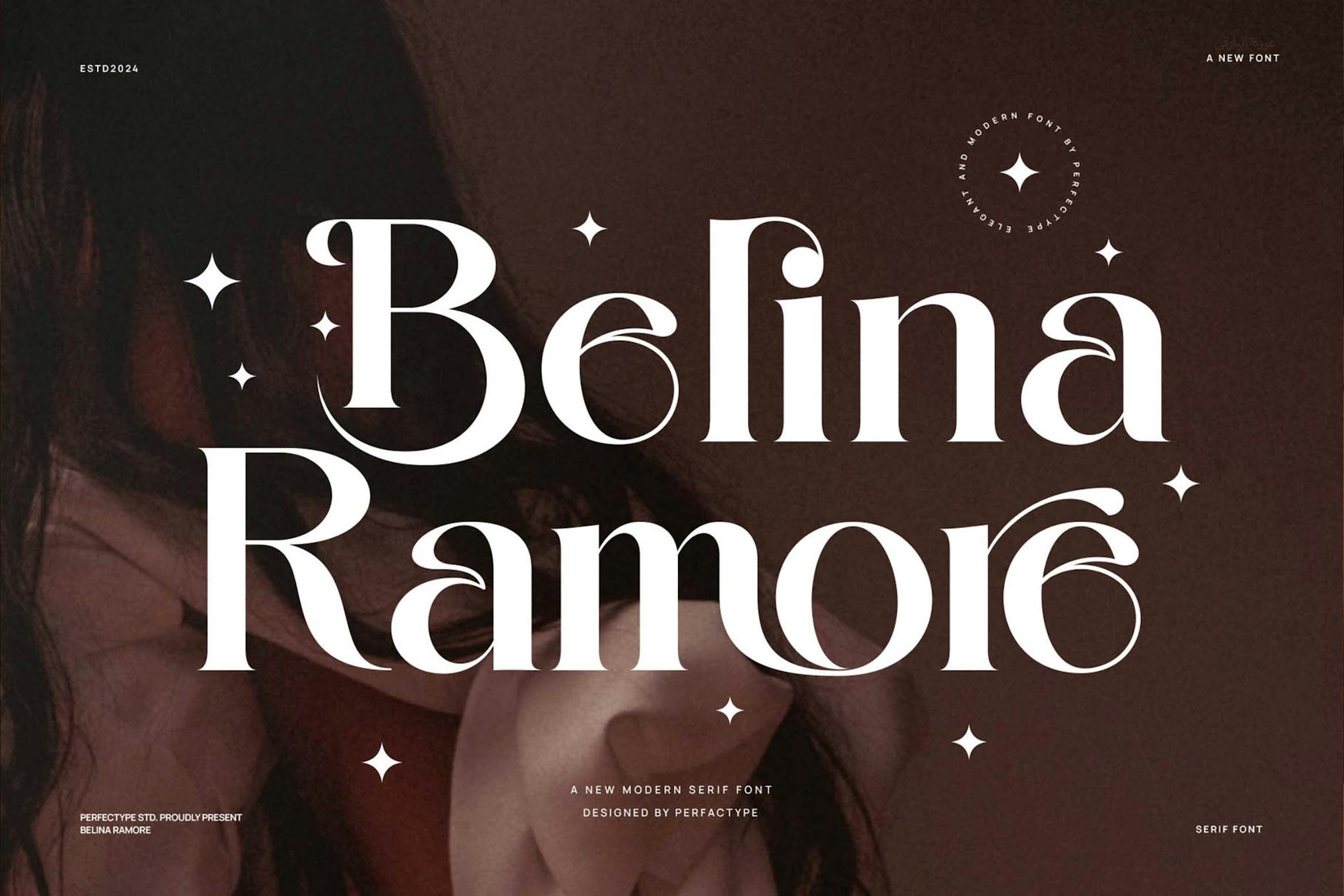 Belina Ramore Elegant Serif Font Typeface