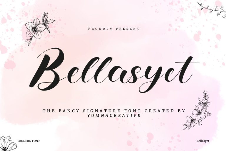 Bellasyet – Fancy Signature Font
