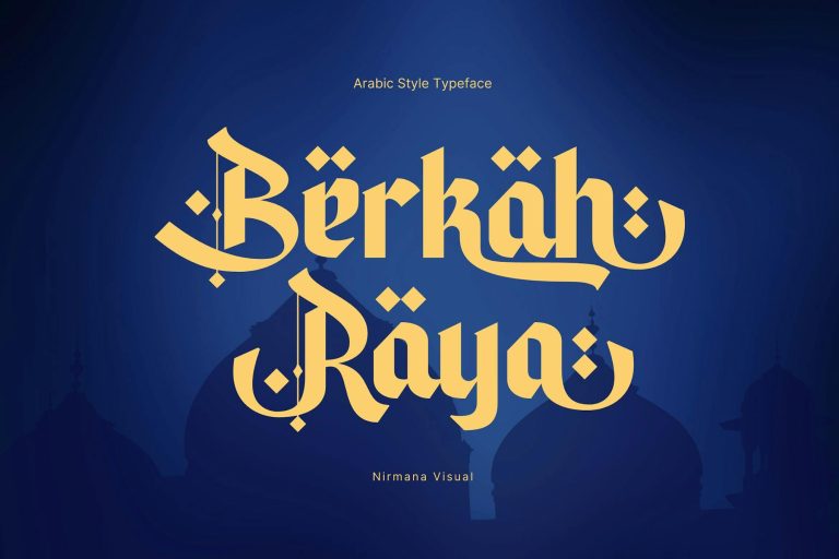 Berkah Raya – Arabic Font