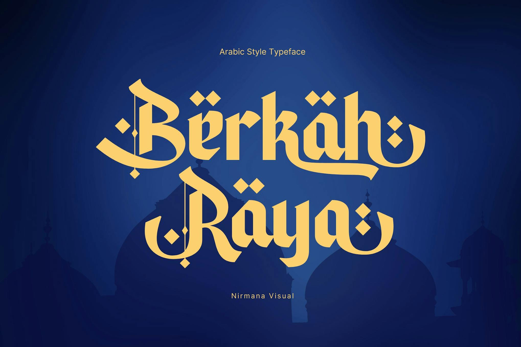 Berkah Raya – Arabic Font