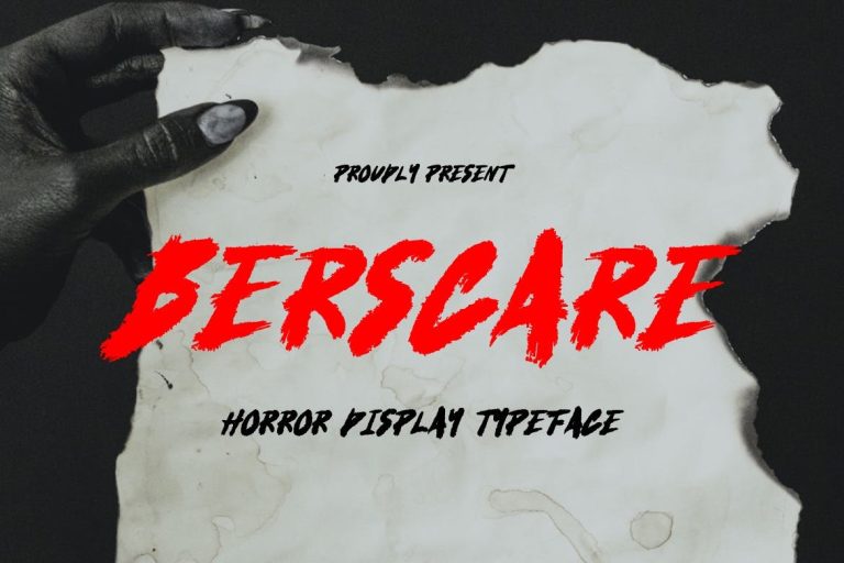 Berscare – Horror Font