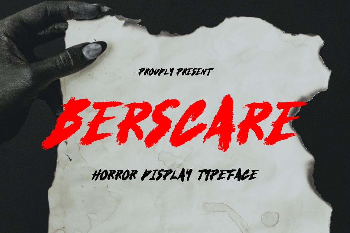 Berscare – Horror Font