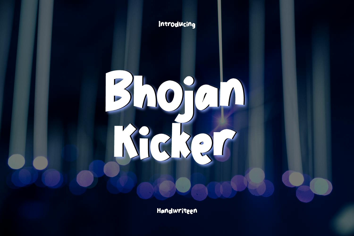 Bhojan Kicker Font Handwritten