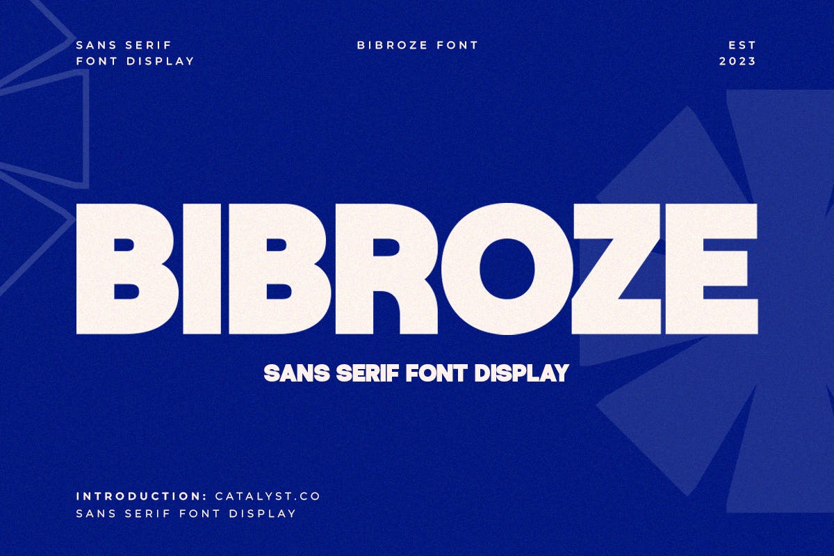 Bibroze Sans Serif Font