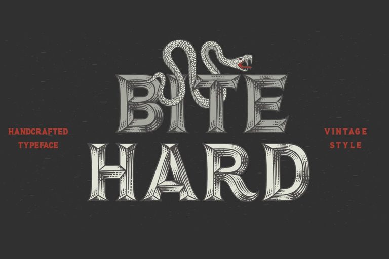Bite Hard font