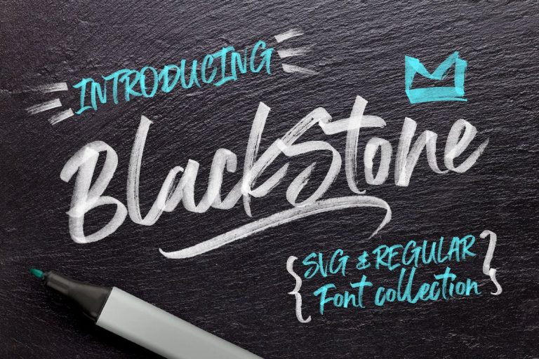 Black Stone Marker + SVG