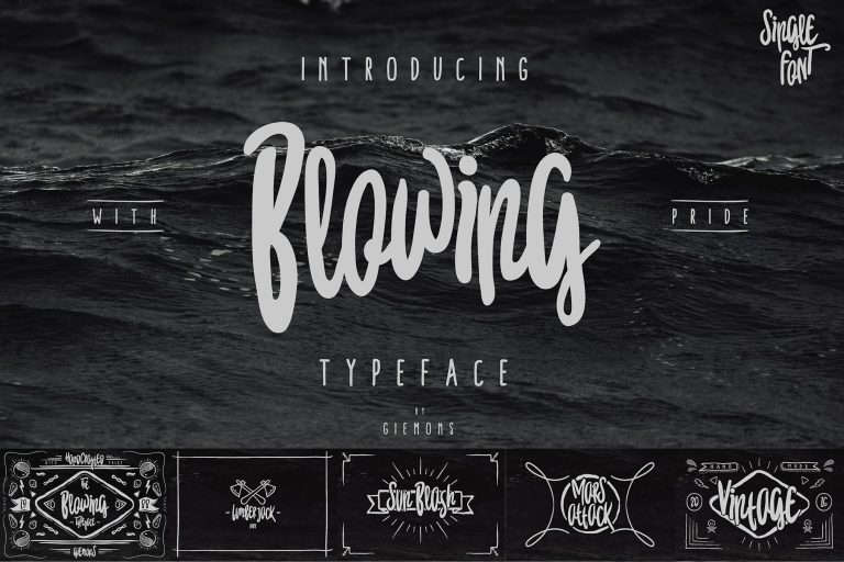 Blowing Typeface