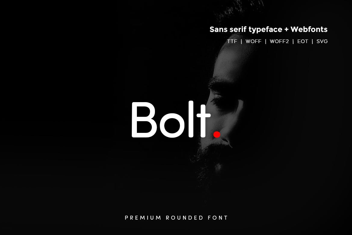 Bolt Rounded – Modern Typeface + WebFont
