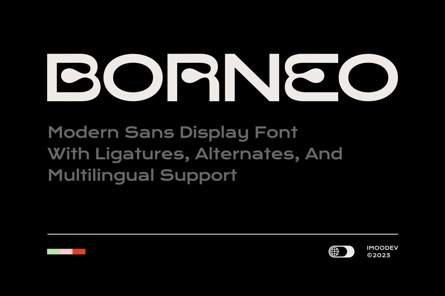 Borneo – Modern Sans Display Font