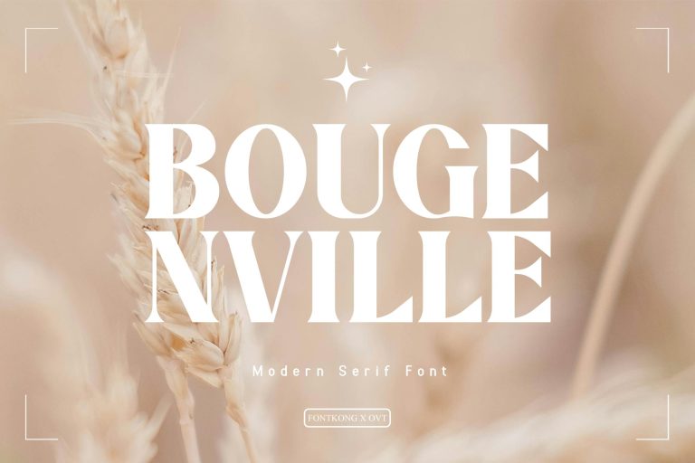 Bougenville – Modern Serif Font