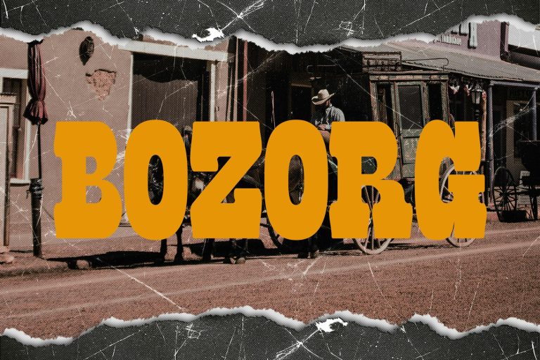 Bozorg – Westren Font