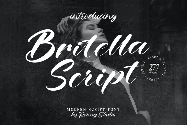 Britella Script – Modern Script Font