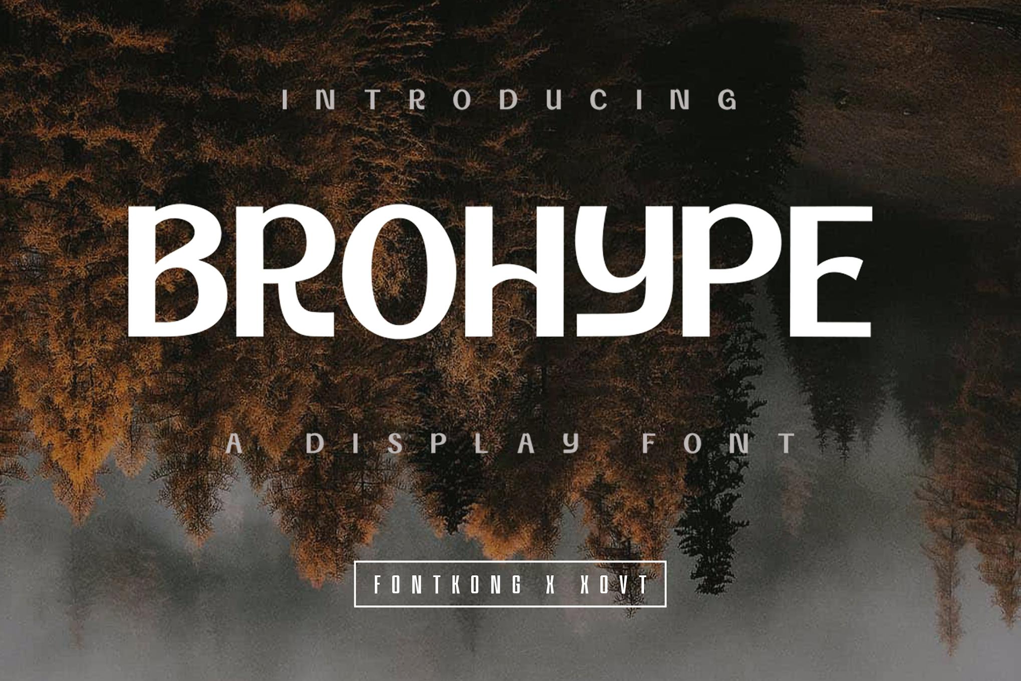 Brohype – Display Font