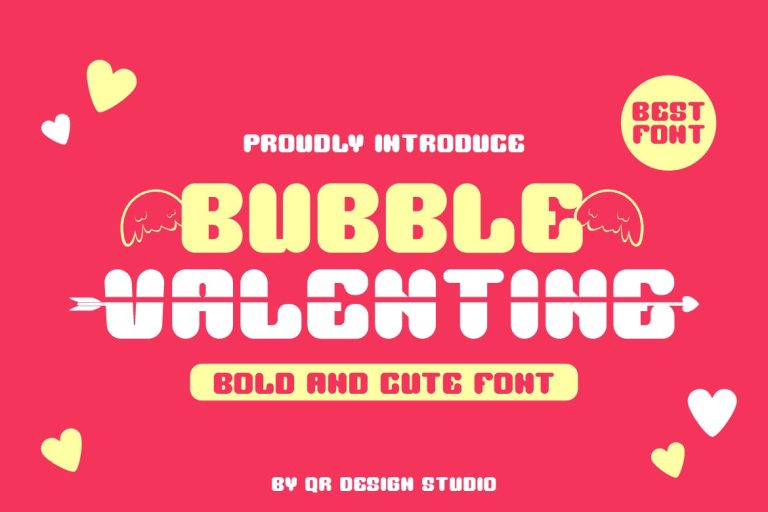 Bubble Valentine Font