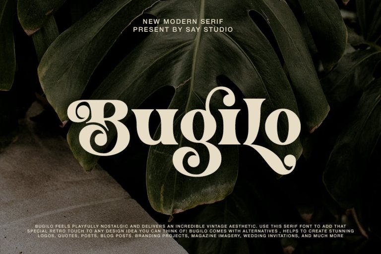 Bugilo –  Retro Serif Modern