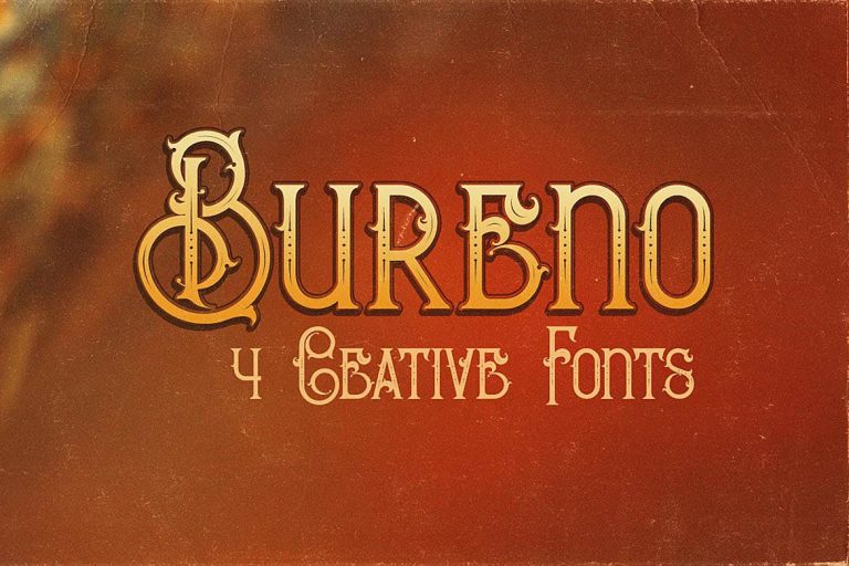 Bureno – Decorative Font
