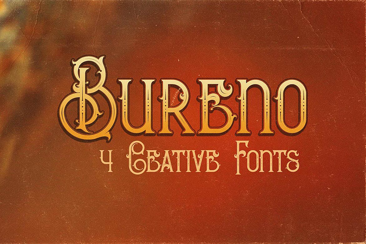 Bureno – Decorative Font