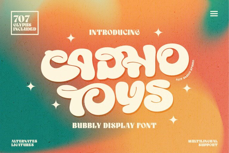 Cadho Toys Font