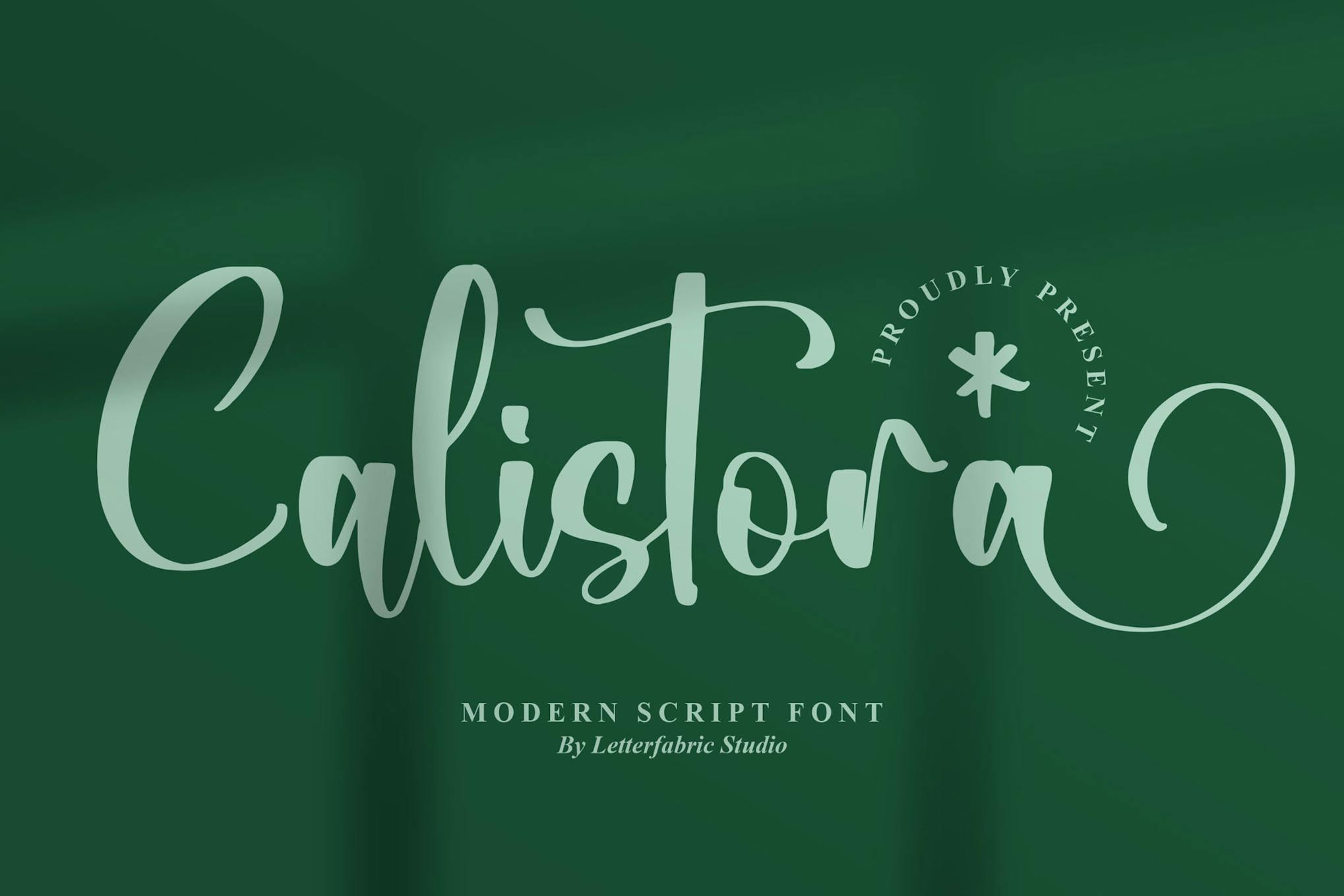 Calistora Modern Script Font