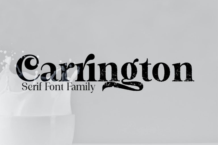 Carrington serif family font