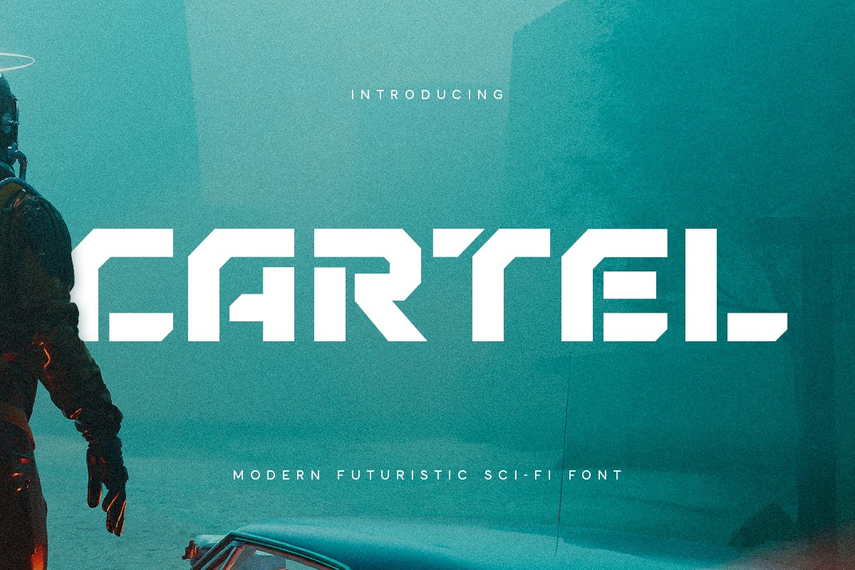 CARTEL – Modern Futuristic Sci-fi Font