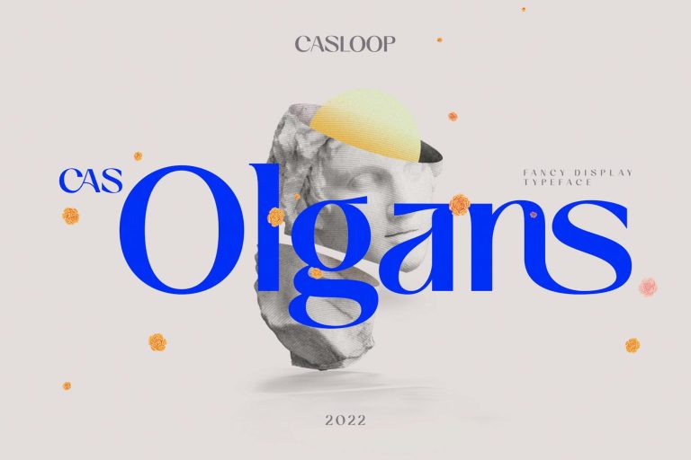 Cas Olgans – Deco Flare Sans Serif Typeface