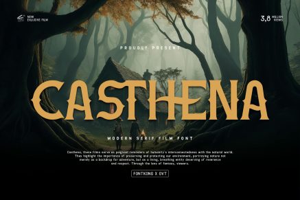 Casthena – Modern Serif Film Font
