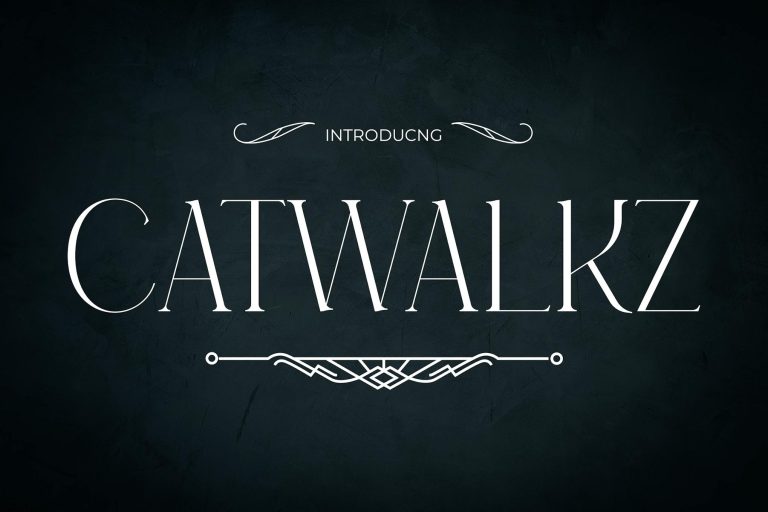 Catwalk – Modern Elegance and Beauty Font