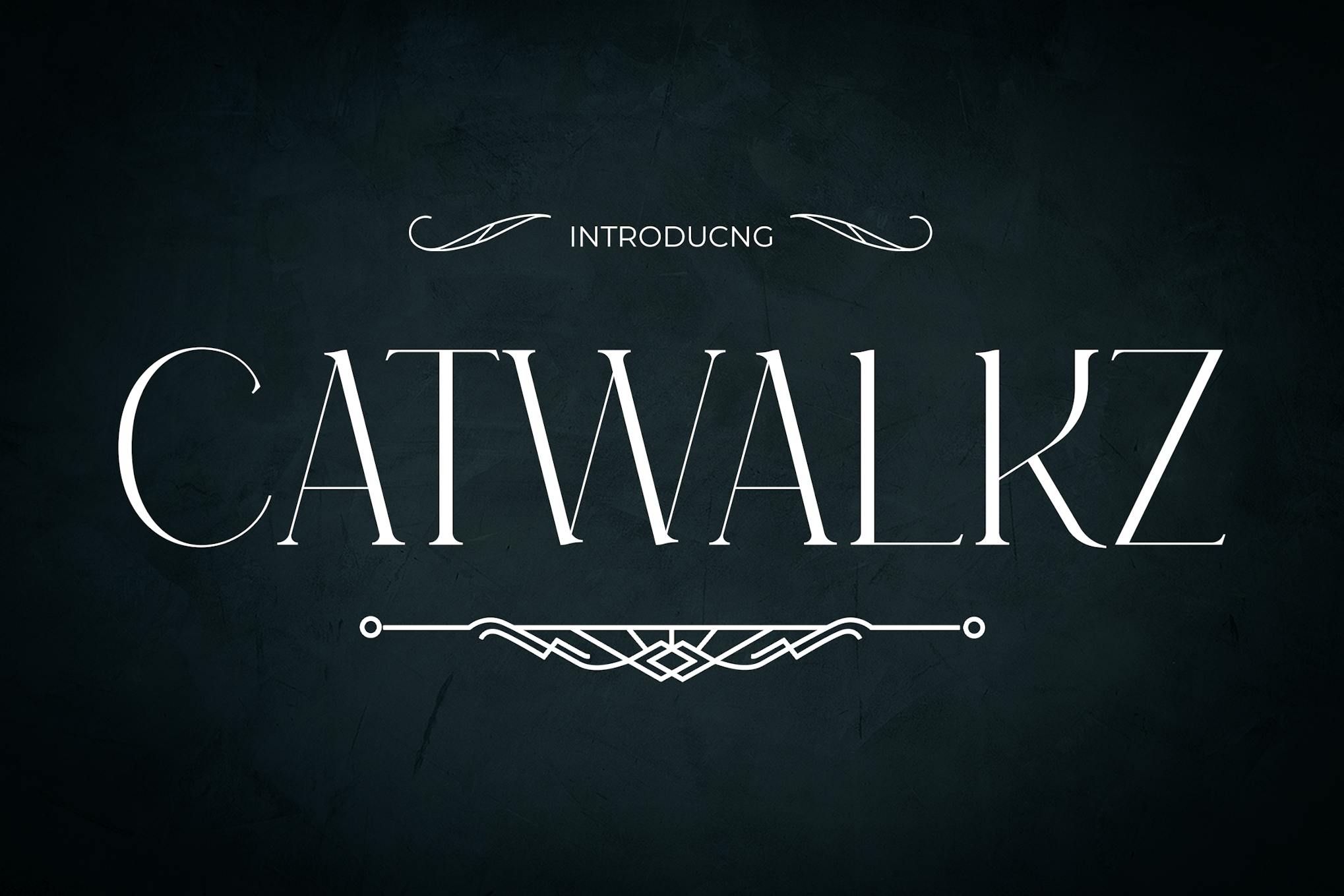 Catwalk – Modern Elegance and Beauty Font