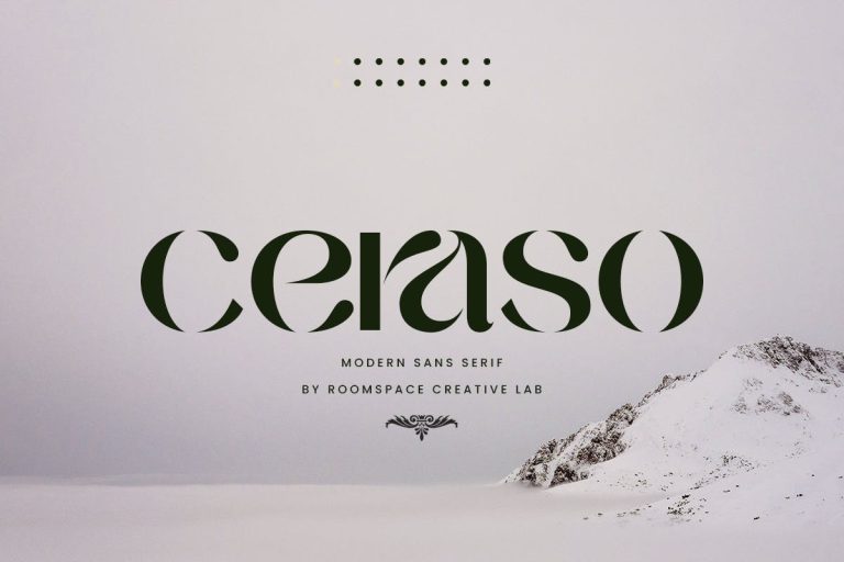 Ceraso – Elegant Branding Logo Font