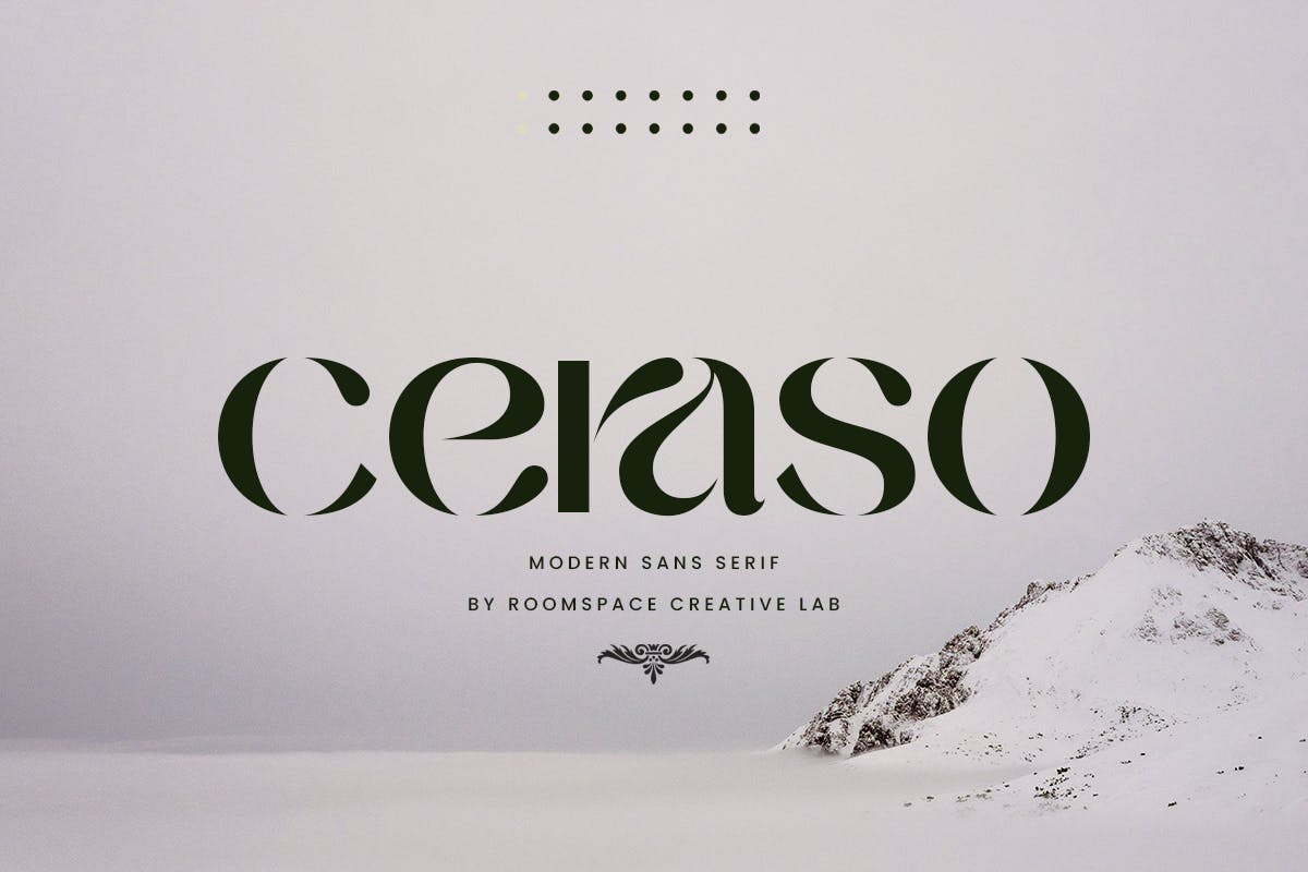Ceraso – Elegant Branding Logo Font