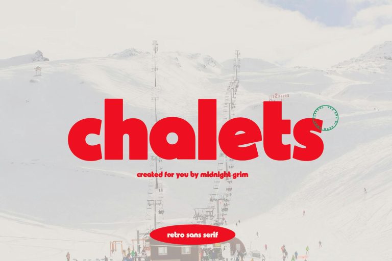 Chalets – Vintage Typeface