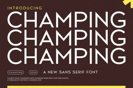 Champing – Modern Sans Serif