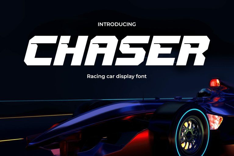 Chaser – Racing Font for Sports & Gaming